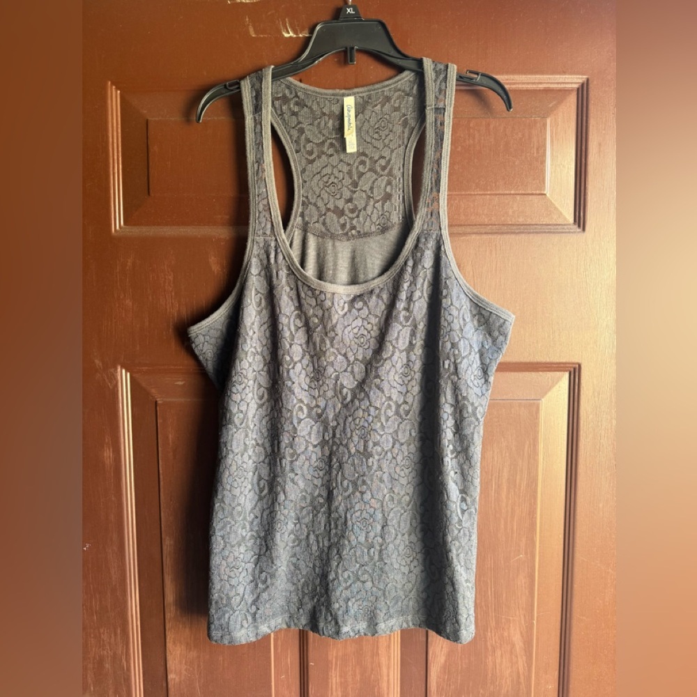 Aeropostale Lacy Front Tank Top Size XL